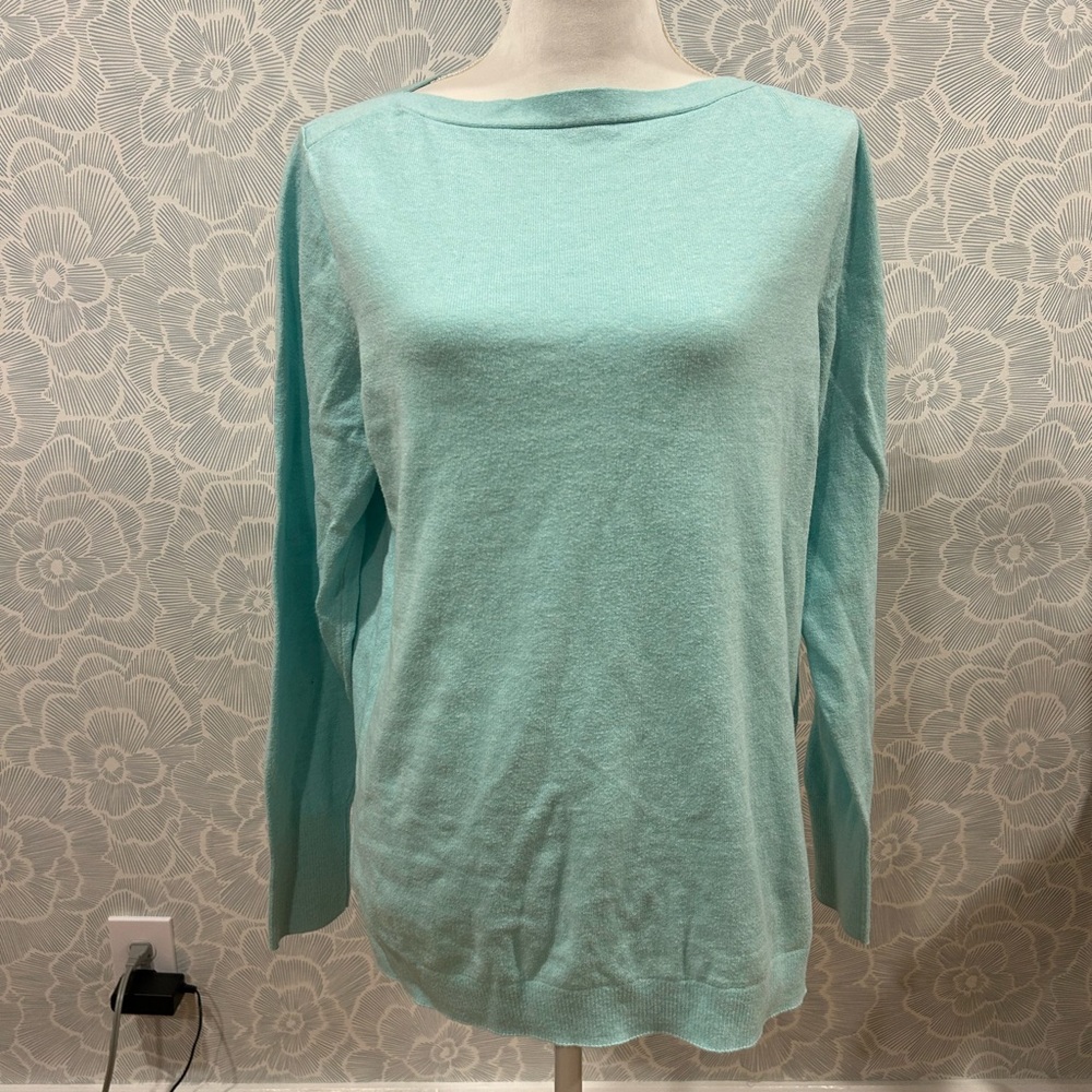 JCrew Factory Teal Tunic Sweater - Sz L